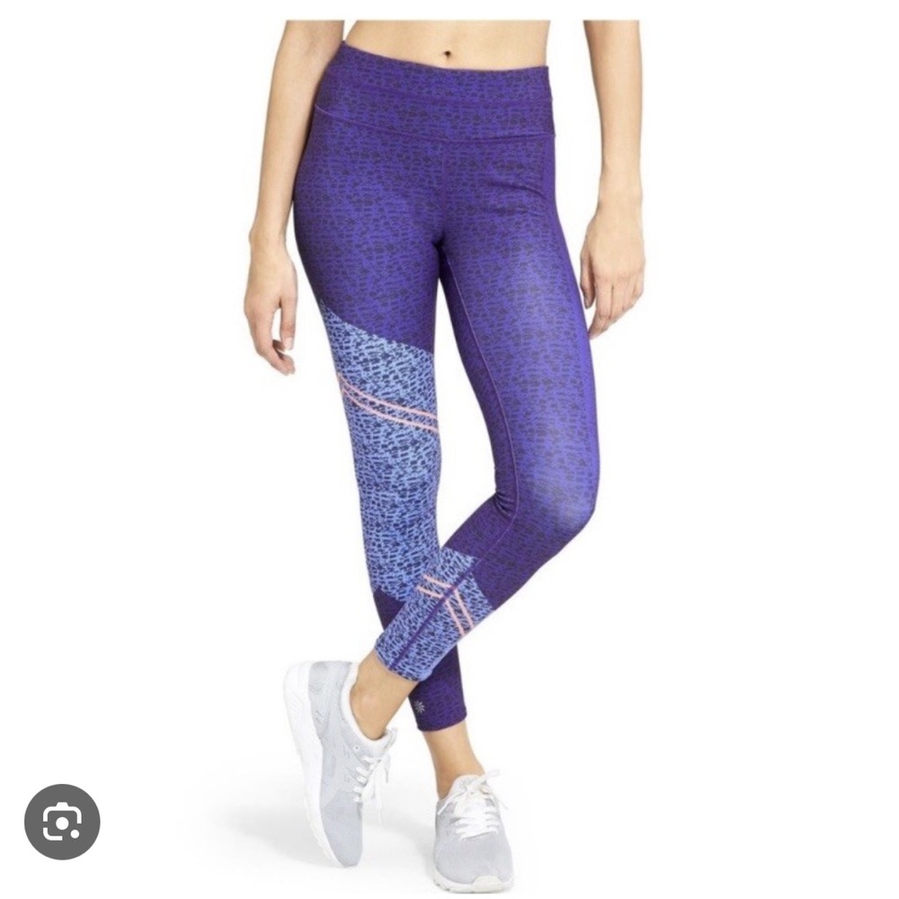 Athleta Blue and Purple Leggings